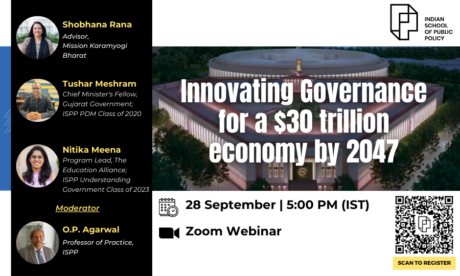 Innovating Governance For A $30 Trillion Economy By 2047